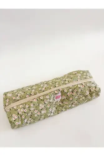 Сумка для всех деталей, совместимых с Dyson, сумка для выпрямителя, большая косметичка XXL - зеленый цветок - GIRLSYBAGS (1)