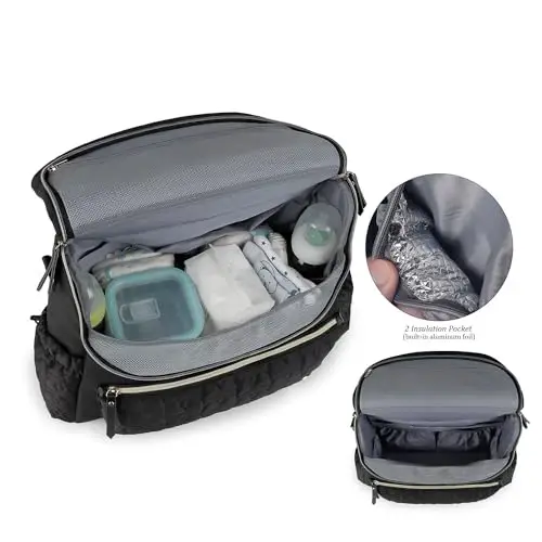 Сумка-памперсник Tote для подгузников, большая сумка для мамы с пеленальным столиком, многофункциональная дорожная сумка для подгузников - 4