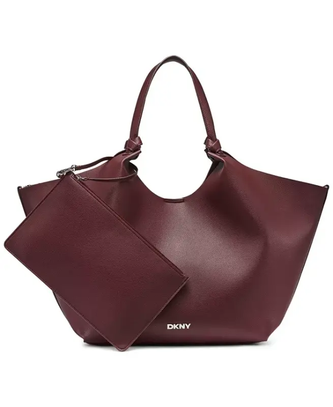 Сумка Paula Commuter Medium Tote Bag - Aged Wine - DKNY