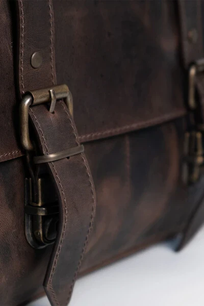 Сумка-почтальон/кроссбоди Kepler для женщин и мужчин - 100% натуральная кожа - сумка для ноутбука/документов - 13