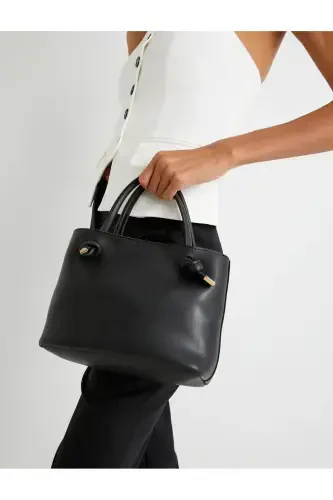 Сумка-шоппер с ручками из искусственной кожи - 1