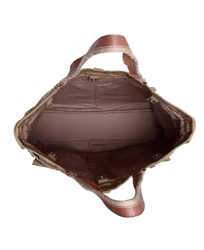 Сумка-тоут Lake Toya Canvas, оливковая - 4