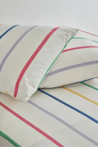Summer Bomb Fitted Sheet Pillowcase Cotton Single - Double - King - Multicolor - 4