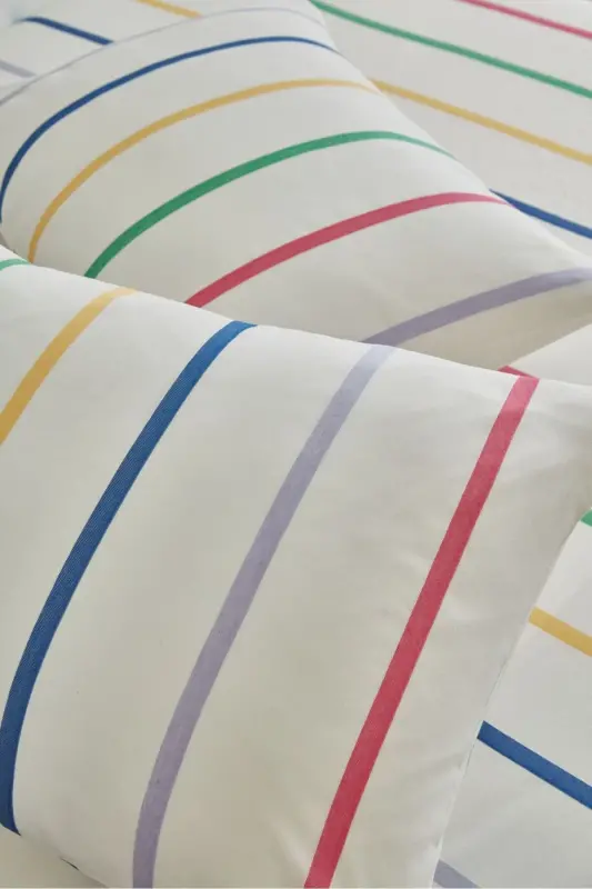 Summer Bomb Fitted Sheet Pillowcase Cotton Single - Double - King - Multicolor - 5