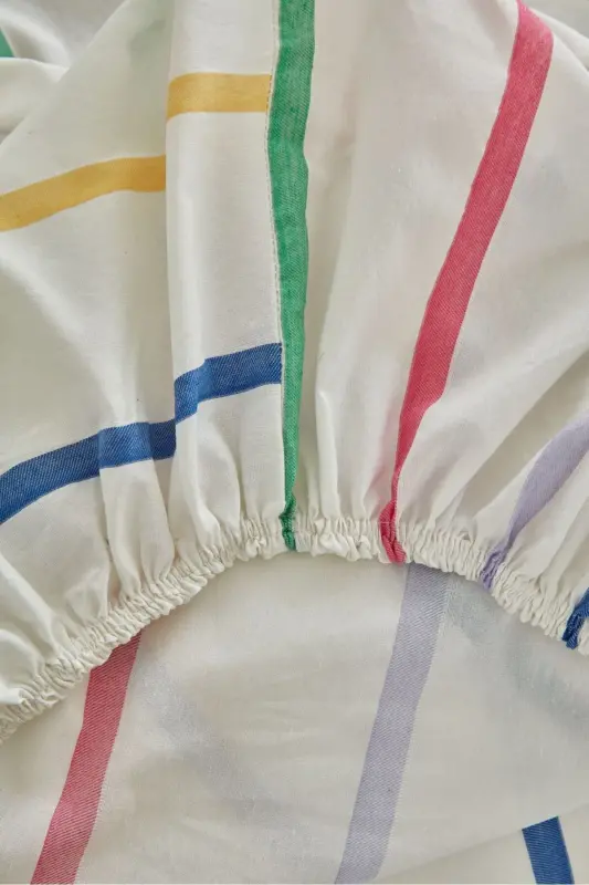 Summer Bomb Fitted Sheet Pillowcase Cotton Single - Double - King - Multicolor - 6