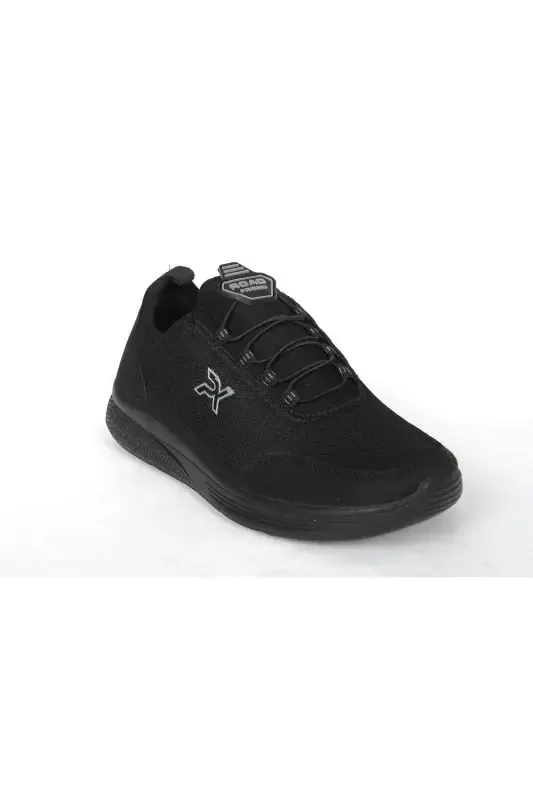 Summer Breathable Daily Men's Sneakers Walking Running-BLACK - 3