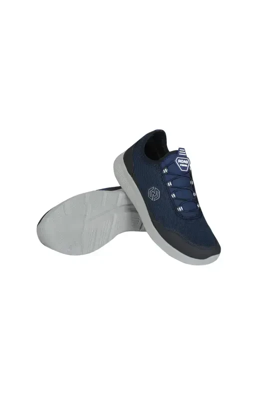- Summer Breathable Daily Men's Sneakers Walking Running - Navy Blue - 1