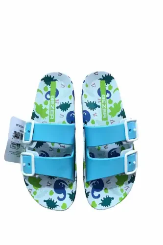 Summer Kids Non-Slip Sole Pool Sea Bath and Outdoor Slipper Model-TURQUOISE COLOR - 2