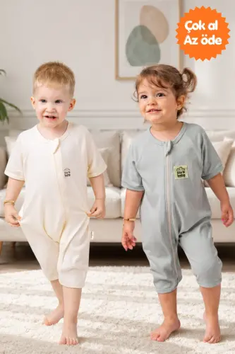 Summer Sleeping Bag Set 0.2 Tog 2-Pack 100% Natural Cotton - Multi-Color - SAREBABY (1)
