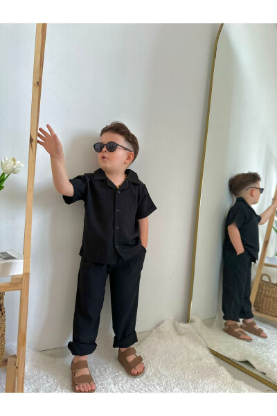 Summer Style Linen Suit for Boys - 5