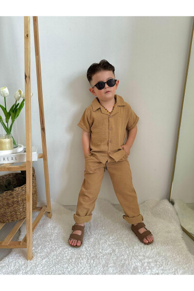 Summer Style Linen Suit for Boys - 8