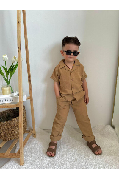 Summer Style Linen Suit for Boys - 9