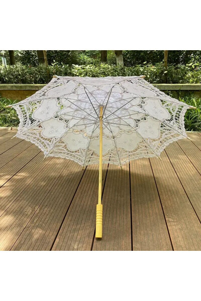 Summer Umbrella Lace Bridal Wedding Umbrella Party Umbrella Wedding Umbrella Luxury Product Special Production - 11