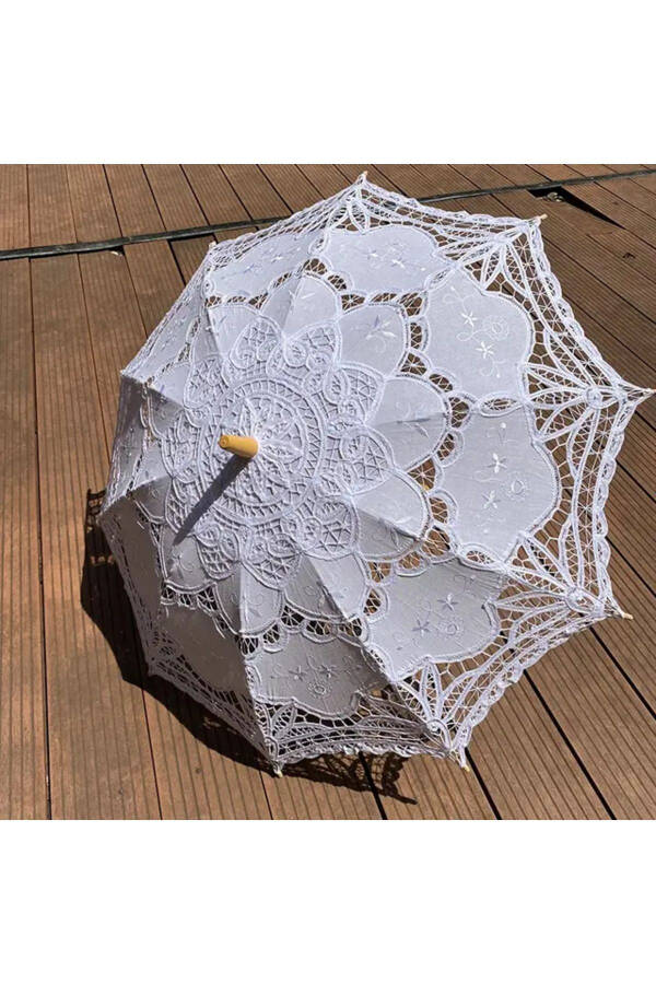 Summer Umbrella Lace Bridal Wedding Umbrella Party Umbrella Wedding Umbrella Luxury Product Special Production - 12