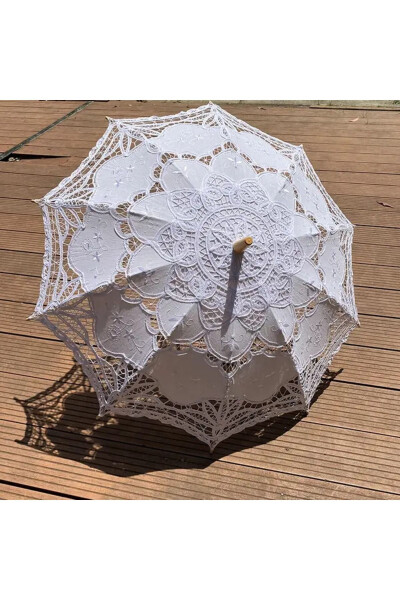 Summer Umbrella Lace Bridal Wedding Umbrella Party Umbrella Wedding Umbrella Luxury Product Special Production - 15