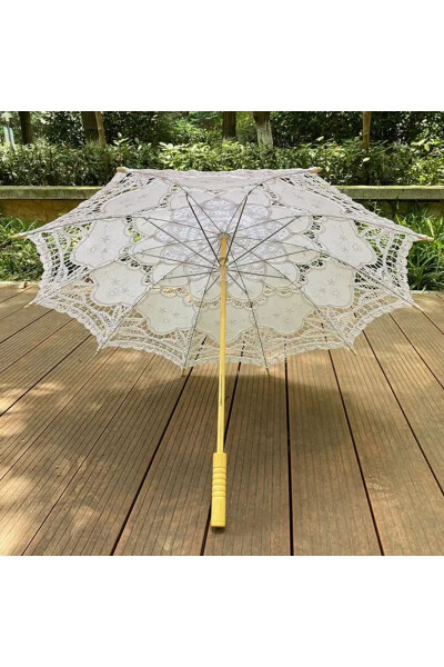 Summer Umbrella Lace Bridal Wedding Umbrella Party Umbrella Wedding Umbrella Luxury Product Special Production - 6