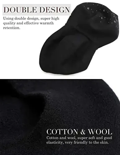 Sumolux Ayollar Beret Shlyapa Frantsuz Jun Beret Beanie Qalpog'i Klassik Qattiq Rang Kuz Qishki Shlyapalar - 6