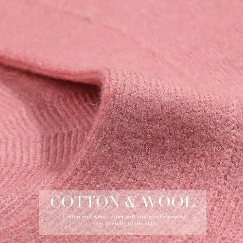 Sumolux Women Beret Hat French Wool Beret Beanie Cap Classic Solid Color Autumn Winter Hats - 6