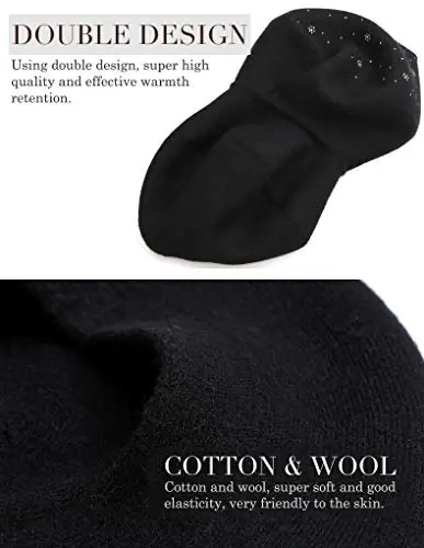 Sumolux Women Beret Hat French Wool Beret Beanie Cap Classic Solid Color Autumn Winter Hats - 6