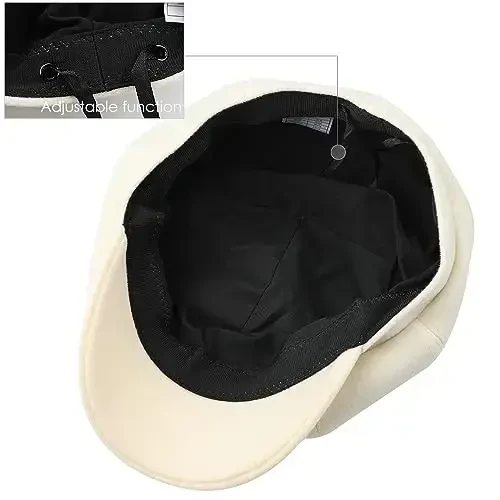 Sumolux Women Beret Newsboy Hat French Wool Cap Classic Autumn Spring Winter - 5