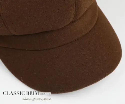 Sumolux Women Beret Newsboy Hat French Wool Cap Classic Autumn Spring Winter - 6