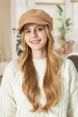 Sumolux Women Beret Newsboy Hat French Wool Cap Classic Autumn Spring Winter - 4