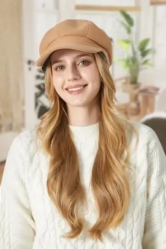 Sumolux Women Beret Newsboy Hat French Wool Cap Classic Autumn Spring Winter - 4