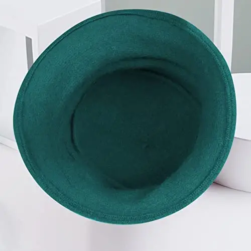 Sumolux Women Beret Hat French Vintage Floral Wool Dress Cloche Classic Winter Hat 1920s - 5