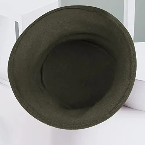 Sumolux Women Beret Hat French Vintage Floral Wool Dress Cloche Classic Winter Hat 1920s - 5