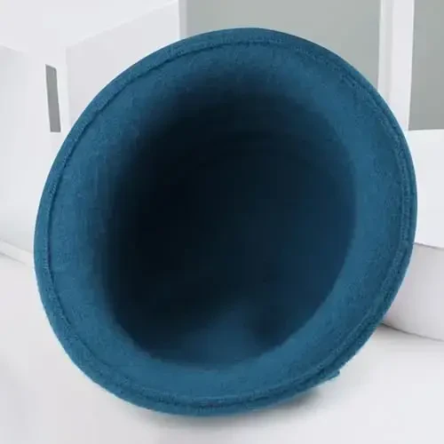 Sumolux Women Beret Hat French Vintage Floral Wool Dress Cloche Classic Winter Hat 1920s - 5