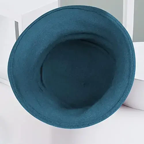 Sumolux Women Beret Hat French Vintage Floral Wool Dress Cloche Classic Winter Hat 1920s - 5