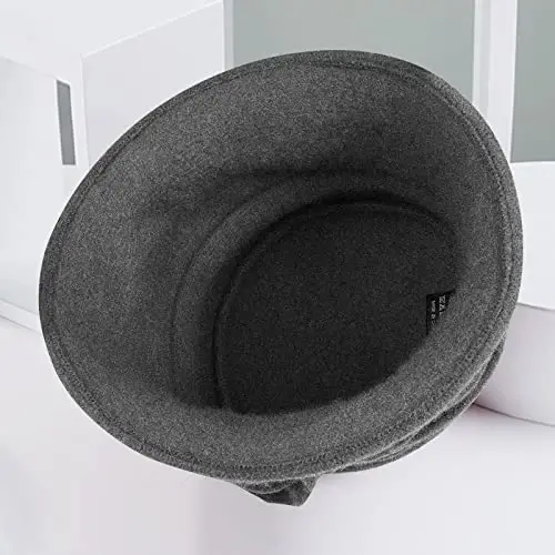 Sumolux Women Beret Hat French Vintage Floral Wool Dress Cloche Classic Winter Hat 1920s - 5