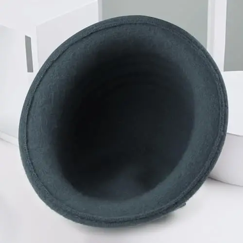 Sumolux Women Beret Hat French Vintage Floral Wool Dress Cloche Classic Winter Hat 1920s - 5