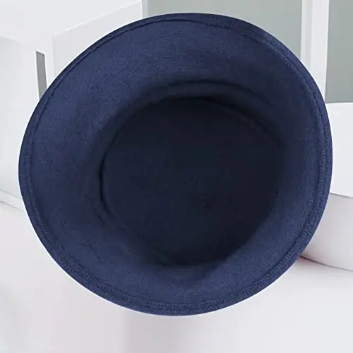 Sumolux Women Beret Hat French Vintage Floral Wool Dress Cloche Classic Winter Hat 1920s - 5