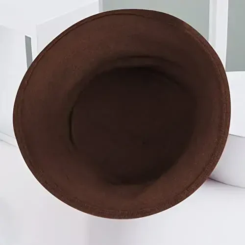 Sumolux Women Beret Hat French Vintage Floral Wool Dress Cloche Classic Winter Hat 1920s - 5