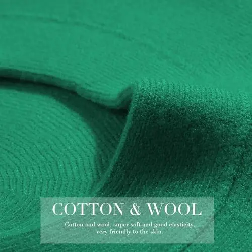 Sumolux Women Beret Hat French Wool Beret Beanie Cap Classic Solid Color Autumn Winter Hats - 6