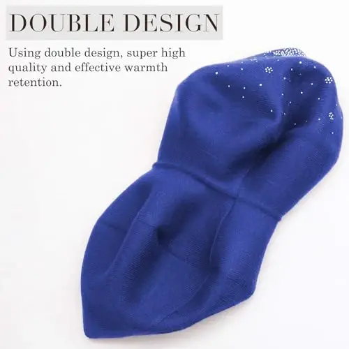 Sumolux Women Beret Hat French Beret Beanie Cap Classic Solid Color | Autumn Winter Hats - 3