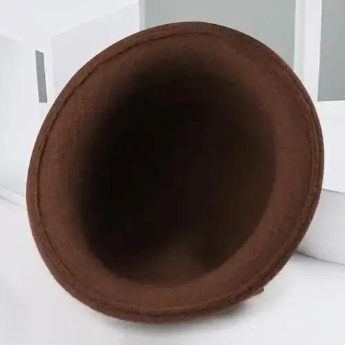 Sumolux Women Beret Hat French Vintage Floral Wool Dress Cloche Classic Winter Hat 1920s - 5