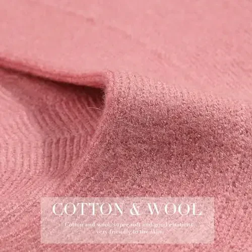 Sumolux Women Beret Hat French Wool Beret Beanie Cap Classic Solid Color Autumn Winter Hats - 6