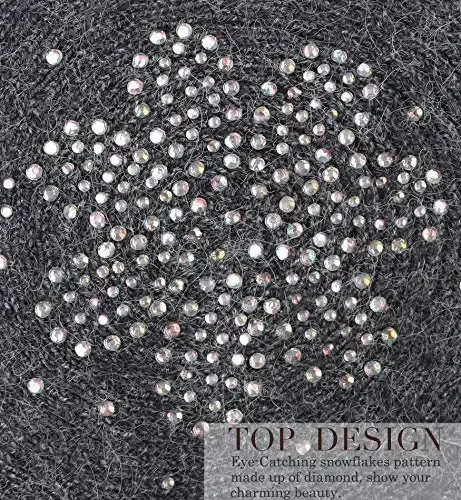 Sumolux Women Beret Hat French Wool Beret Beanie Cap Classic Solid Color Autumn Winter Hats - 6