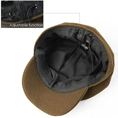 Sumolux Women Beret Newsboy Hat French Wool Cap Classic Autumn Spring Winter - 7