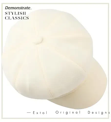 Sumolux Women Beret Newsboy Hat French Wool Cap Classic Autumn Spring Winter - 6