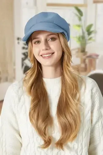 Sumolux Women Beret Newsboy Hat French Wool Cap Classic Autumn Spring Winter - 4