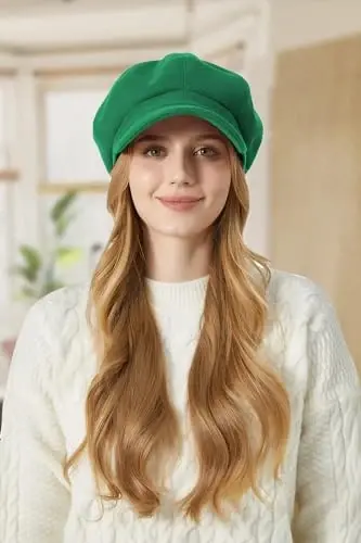 Sumolux Women Beret Newsboy Hat French Wool Cap Classic Autumn Spring Winter - 3
