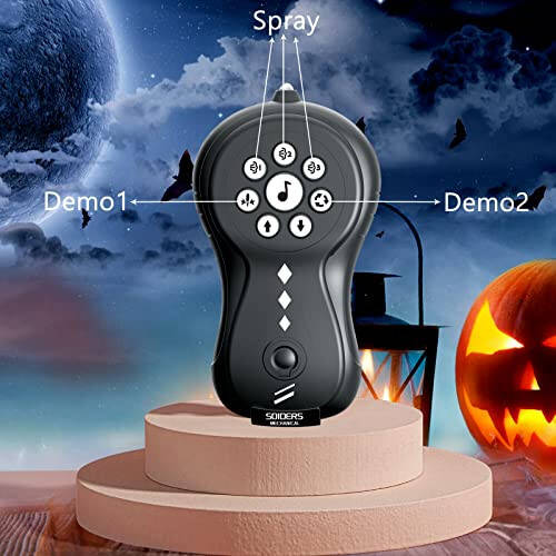 Sumsync Remote Control Spider Kids Toys - Realistic RC Spider, Music Effect, LED Light, Toys for 3 4 5 6 7 8 9 10 11 12+ Year Old Boys/Girls, Gifts for Halloween Christmas Birthday, Red - 10