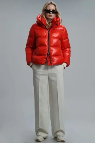 Sun Goose Down Women's Coat Orange - Orange - 2