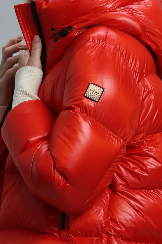 Sun Goose Down Women's Coat Orange - Orange - 3