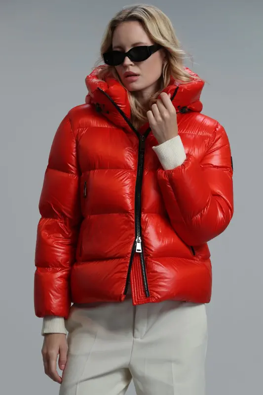 Sun Goose Down Women's Coat Orange - Orange - 5