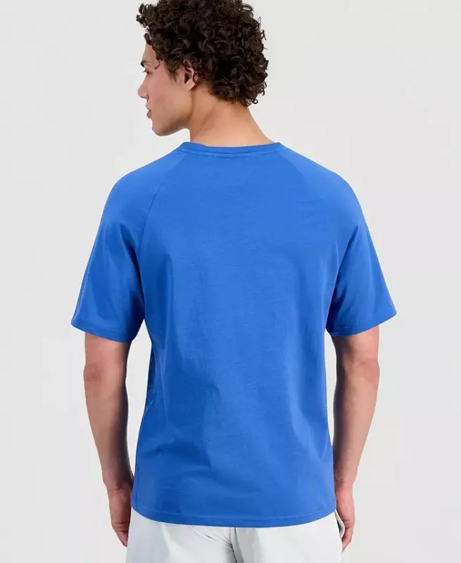 BOSS Sun Protection Logo T-Shirt, Created for Modazone - Blue - 4