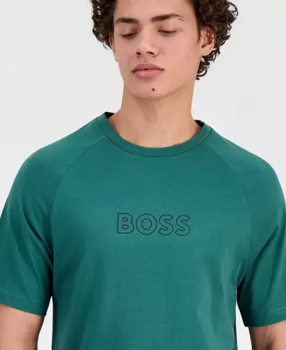 BOSS Sun Protection Logo T-Shirt, Created for Modazone - Green - 3